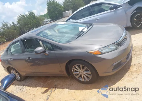 2012 Honda Civic Ex z USA, uszkodzony, nr VIN 2HGFB2F8XCH544536